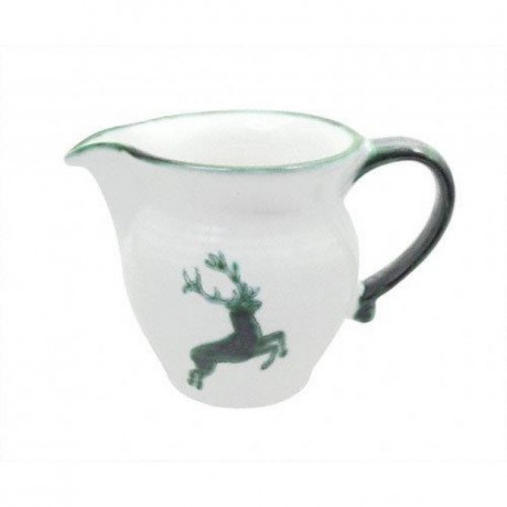 Gmundner Keramik Gmundner Keramik Gruner Hirsch Milchgiesser glatt 0,3 L / h:9,5 cm Насадка для молока Gmundner Ceramics Green Deer, гладкая, 0,3 л / высота: 9,5 см