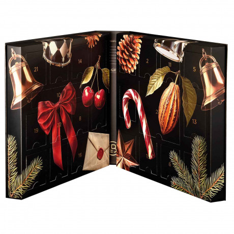 Lakrids by Buelow Adventskalender, Lakrids by Buelow премиальный адвент-календарь 2026 с лакрицей в шоколаде, 24 окошка, 345 г