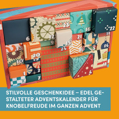 Der ultimative Knobelspiel-Adventskalender, адвент-календарь с 24 IQ-головоломками и играми на терпение