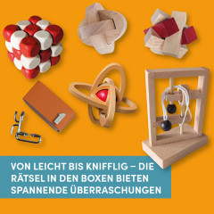 Der ultimative Knobelspiel-Adventskalender, адвент-календарь с 24 IQ-головоломками и играми на терпение