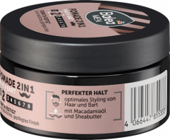 Balea MEN Pomade Haar &amp; Bart 2in1, 100 ml, Помада 2 в 1 для укладки волос и бороды с маслом макадамии, 100 мл