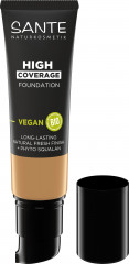 SANTE High Coverage Foundation 04 C Beige, 25 ml, Санте Тональный крем High Coverage с плотным покрытием, оттенок 04 C Beige, холодный бежевый, 25 мл