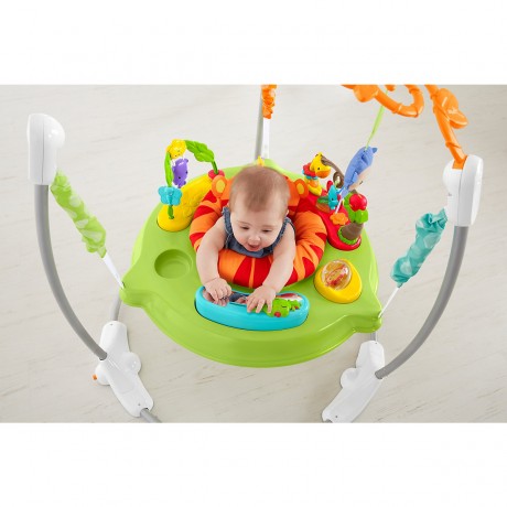 Mattel Fisher-Price Spielspass Rainforest Jumperoo Веселая игра Fisher-Price Rainforest Jumperoo