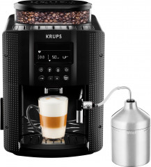 Krups Krups Kaffeevollautomat EA8160 Essential Espresso, Wassertankkapazitat: 1,7 Liter, inkl. Auto Cappuccino XS6000 Set  Полностью автоматическая кофемашина Krups EA8160 Essential Espresso, емкость резервуара для воды: 1,7 литра, включая набор Auto Capp