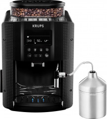 Krups Krups Kaffeevollautomat EA8160 Essential Espresso, Wassertankkapazitat: 1,7 Liter, inkl. Auto Cappuccino XS6000 Set  Полностью автоматическая кофемашина Krups EA8160 Essential Espresso, емкость резервуара для воды: 1,7 литра, включая набор Auto Capp