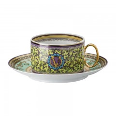 Rosenthal meets Versace Rosenthal Versace Barocco Mosaic Teetasse 0,20 L mit Untertasse 14,5 cm 2-tlg. Чашка Rosenthal Versace Barocco Mosaic 0,20 л с блюдцем 14,5 см 2 шт.