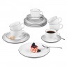 Seltmann Weiden Seltmann Weiden Lido Black Line Kaffee-Set rund 18-tlg. Seltmann Weiden Lido Black Line кофейный набор круглый 18 предм.