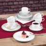 Seltmann Weiden Seltmann Weiden Lido Black Line Kaffee-Set rund 18-tlg. Seltmann Weiden Lido Black Line кофейный набор круглый 18 предм.