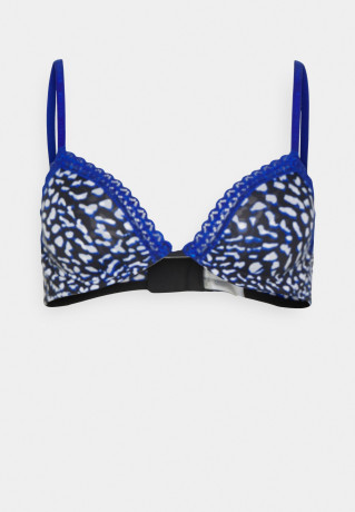 Tommy Hilfiger DEMI BRA PRINT Underwired bra blue DEMI BRA PRINT Бюстгальтер на косточках синий