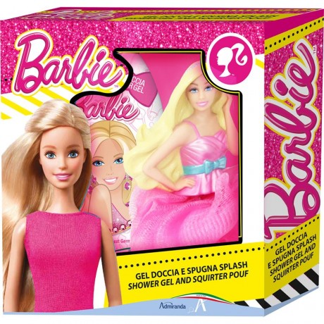 Barbie (Барби) Korperpflege Geschenkset Подарочный набор, Duschgel 300 мл + Badeschwamm / 1 шт.