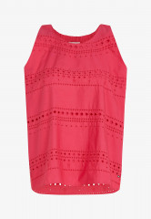 Tommy Hilfiger BRODERIE ANGLAISE POPLIN REGULAR FIT  Blouse bright cerise pink BRODERIE ANGLAISE POPLIN REGULAR FIT Блузка ярко-вишнево-розовый