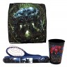 Spiderman - Geschenk-Box-Set Badeset Format Badewanne Grosse Komplette Toilettentasche duster - 5 Stuck