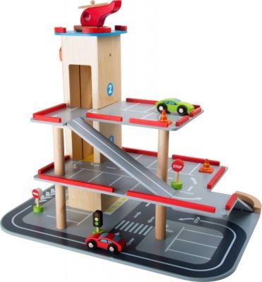 Small Foot Parkhaus Rasante Abfahrt Парковка с быстрым спуском