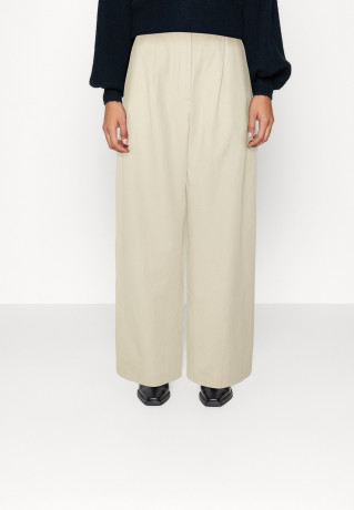 Tommy Hilfiger WIDE LEG PANT Trousers light sandalwood ШИРОКИЕ БРЮКИ Брюки светлое сандаловое дерево