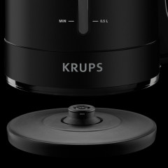 Krups Krups Wasserkocher BW2448 Pro Aroma, 1,6 l, 2400 W, Beleuchteter Ein-/ Ausschalter, Schwarz schwarz Чайник Krups BW2448 Pro Aroma, 1,6 л, 2400 Вт, выключатель с подсветкой, черный