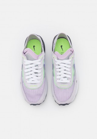 Nike Sportswear WAFFLE ONE Sneaker low football grey/light thistle/dark obsidian/white doll/ghost green WAFFLE ONE кроссовки женские низкие серый футбол/светлый чертополох/темный обсидиан/белая кукла/зеленый призрак