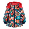 boboli Wende-Steppjacke mit Kapuze Blumen Двусторонняя стеганая куртка с капюшоном и цветами