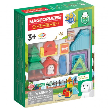 MAGFORMERS Magformers Puppys Two-Story House Set Набор «Двухэтажный домик для щенка Магформера»