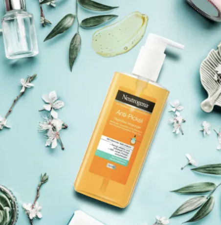 Neutrogena Visibly Clear Anti Pickel Waschgel Ölfrei unreine Haut, Гель для умывания против чёрных точек для ежедневного применения , 200 мл