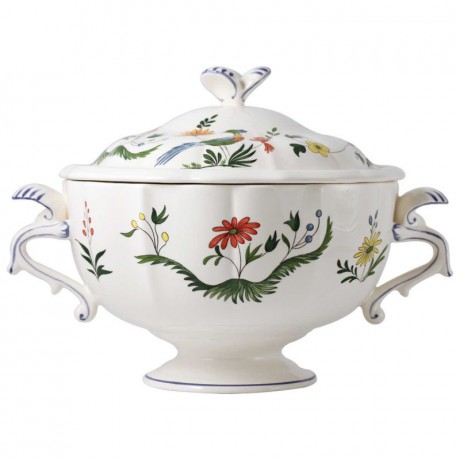 Gien Fayencerie Gien 'Oiseaux Paradis' Terrine 3,0 L Gien "Oiseaux Paradis" Террин 3,0 л