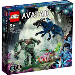 LEGO Avatar: 3er Set: Neytiri und Thanator vs. Quaritch im MPA (75571); 560 Teile + Jakes und Neytiris erster Flug auf einem Banshee (75572); Bau- und Spielset (572 Teile) + Schwebende Berge: Site 26 und Аватар: Набор из 3: Нейтири и Танатор против Куорич