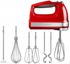 KitchenAid KitchenAid Handmixer 5KHM9212EER EMPIRE ROT, 85 W, 9 Stufen  Ручной смеситель KitchenAid 5KHM9212EER EMPIRE RED, 85 Вт, 9 уровней