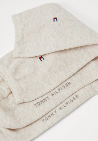 Tommy Hilfiger WOMEN CASUAL 2 PACK Socks light beige melange ЖЕНСКАЯ ПОВСЕДНЕВНАЯ 2 НАБОР Носки светло-бежевый меланж