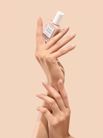 Manucurist Active Smooth 00 2stk, CC-лак для ногтей выравнивающий, молочно-розовый, эффект натурального маникюра, 2 штуки
