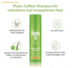 Plantur 39 Shampoo Phyto-Coffein Coloriertes &amp; Strapaziertes Haar, Шампунь Plantur 39 с фито-кофеином, специально для поврежденных и окрашенных волос, 250 мл