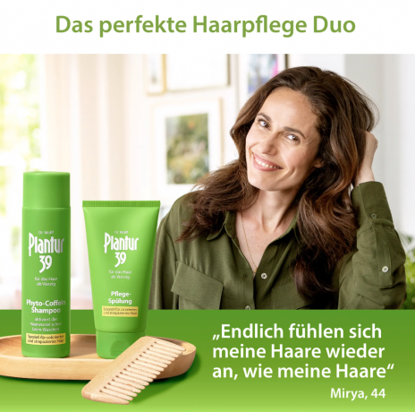 Plantur 39 Shampoo Phyto-Coffein Coloriertes & Strapaziertes Haar, Шампунь Plantur 39 с фито-кофеином, специально для поврежденных и окрашенных волос, 250 мл