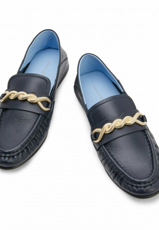 Tommy Hilfiger CHAIN  Slip-ons space blue ЦЕПЬ слипоны космический синий