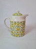 Набор посуды винтажный Taunton Valb England: чайник, молочник, сахарница, банка с крышкой "Желтые цветы", фарфор, Англия, 1960-70гг.