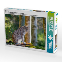 CALVENDO Puzzle CALVENDO Puzzle Faszination Luchs im Bayerischen Wald Пазл CALVENDO Puzzle Очарование рыси в Баварском лесу