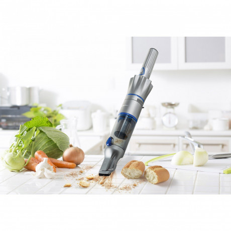 Genius Genius Akku-Handstaubsauger Invictus One 2.0, blau, beutellos, kabellos mit 13 kPA, Akku, Fugenduse, Bodenduse Blau Беспроводной ручной пылесос Genius Invictus One 2.0, синий, без мешка, беспроводной, 13 кПа, аккумулятор, щелевая насадка, насадка д