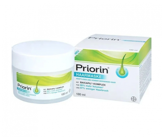 Priorin SET: Shampoo 200ml + Mask 180ml + Liquid spray 50ml, Набор для роста волос и против выпадения: шампунь 200 мл + маска 180 мл + спрей Liquid 50 мл, укрепление и объём, против истончения, для мужчин и женщин