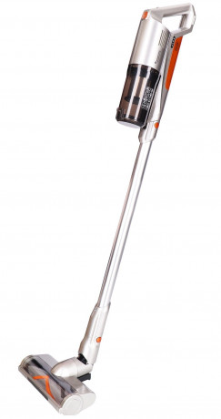 TurboTronic by Z-Line TurboTronic by Z-Line Akku-Hand-und Stielstaubsauger 2in1 Handstaubsauger in silber/orange, 120 W, beutellos, beutelloser Akku-Staubsauger, kabellos mit Wandhalterung und LED-Licht rot Беспроводной ручной пылесос TurboTronic by Z-Lin