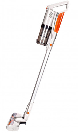 TurboTronic by Z-Line TurboTronic by Z-Line Akku-Hand-und Stielstaubsauger 2in1 Handstaubsauger in silber/orange, 120 W, beutellos, beutelloser Akku-Staubsauger, kabellos mit Wandhalterung und LED-Licht rot Беспроводной ручной пылесос TurboTronic by Z-Lin
