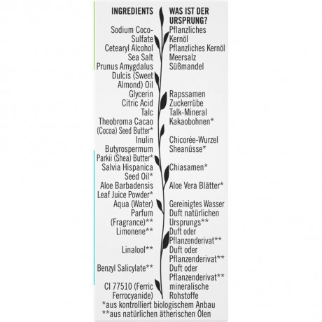 Sante Feste Erfrischende Gesichtsreinigung Bio-Aloe Vera & Chiasamen  Твердое освежающее очищающее средство для лица с органическим алоэ вера и семенами чиа