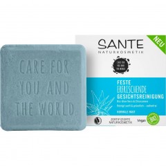 Sante Feste Erfrischende Gesichtsreinigung Bio-Aloe Vera & Chiasamen Твердое освежающее очищающее средство для лица с органическим алоэ вера и семенами чиа