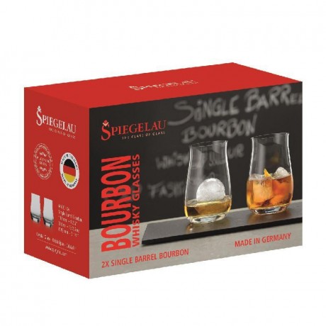 Spiegelau Spiegelau Bar - Spezialglaser Single Barrel Bourbon Glas 380 ml Set 2-tlg. Spiegelau Bar - специальные стаканы для бурбона, одинарная бочка, 380 мл, набор из 2 предметов.