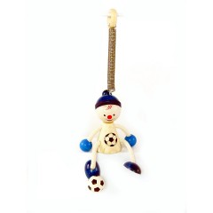HESS Holzspielzeug Schwingfigur Fussballer Деревянный качающийся футболист
