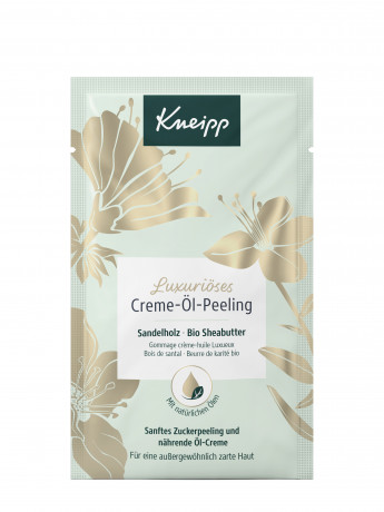 Kneipp Creme-Oel-Peeling Luxurioeses, 40 ml, Kneipp крем-масляный сахарный скраб Luxurioeses с маслом ши и сандалом, 40 мл