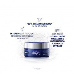 Nivea Hyaluron Cellular Filler Anti-Age Nachtpflege Hyaluron Cellular Filler Антивозрастной ночной крем