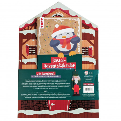 Familien Bastel-Adventskalender, творческий семейный адвент-календарь с 24 проектами и материалами