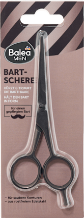 Balea MEN Bartschere, 1 St, Ножницы для точной стрижки и оформления бороды из нержавеющей стали, 1 шт.