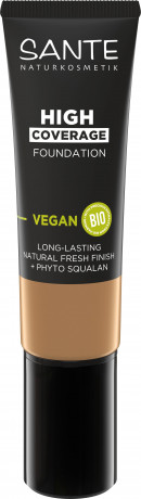 SANTE High Coverage Foundation 05 W Beige, 25 ml, Санте Тональный крем High Coverage с плотным покрытием, оттенок 05 W Beige, тёплый бежевый, 25 мл