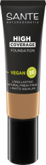 SANTE High Coverage Foundation 05 W Beige, 25 ml, Санте Тональный крем High Coverage с плотным покрытием, оттенок 05 W Beige, тёплый бежевый, 25 мл