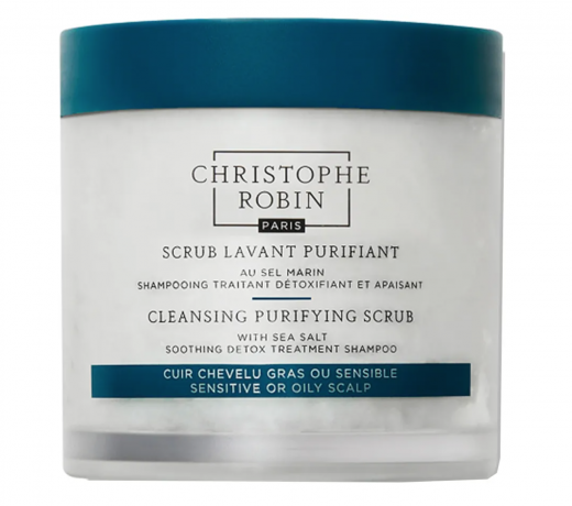 Christophe Robin Cleansing Scrub with Sea Salt Kopfhautpeeling Purifying, 250 мл