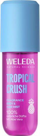 WELEDA Fragrance Body & Hair Mist Tropical Crush, 95 ml, Ароматический спрей для тела и волос Tropical Crush с манго, малиной и ананасом, 95 мл