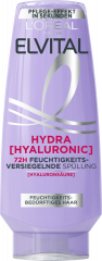 L'Oreal Paris Elvital Hydra Hyaluronic 72H Feuchtigkeits-Versiegelnde Spuelung, 250 ml, Увлажняющий кондиционер с гиалуроновой кислотой для обезвоженных волос, увлажнение до 72 часов, 250 мл